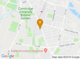map of Faculty of Education, University of Cambridge
