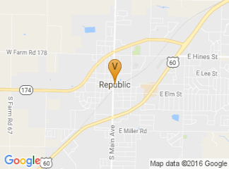 map of Ozarks Steam Engine Assn.