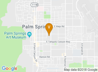 map of Palm Springs Convention Center