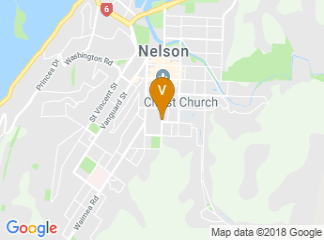 map of Nelson Girls College