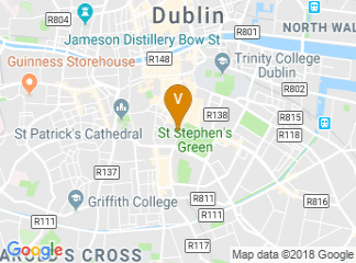 map of The Royal College of Surgeons in Ireland (RCSI)
