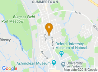 map of St Hugh's College