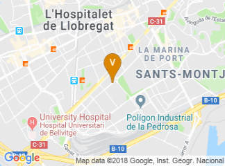 map of Hotel Porta Fira