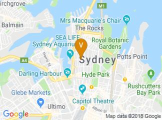map of The Grace Hotel