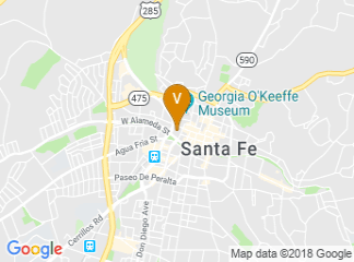 map of Hilton Santa Fe Historic Plaza