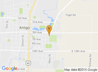 map of Antigo City Park