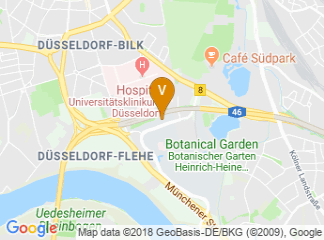 map of Heinrich-Heine-University Dusseldorf