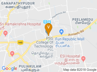 map of PSG College Of Technology