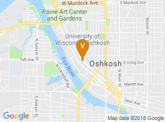map of University Of Wisconsin Oshkosh