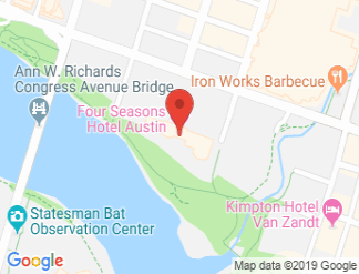 map of Four Seasons Hotel Austin