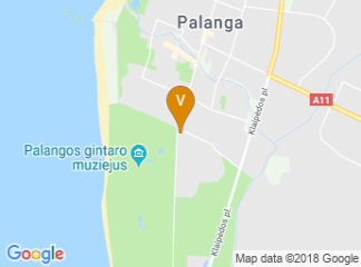 map of Gabija hotel