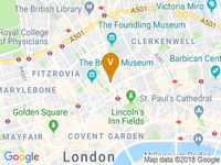 map of DoubleTree by Hilton London - West End