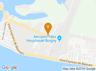 map of Radisson Blu Abidjan Airport