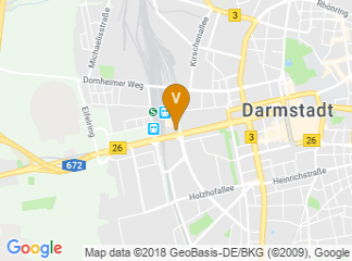 map of Maritim Konferenzhotel Darmstadt