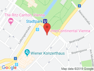 map of InterContinental Vienna