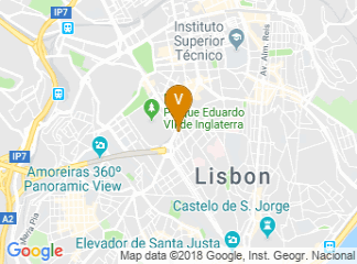 map of SANA Lisboa Hotel
