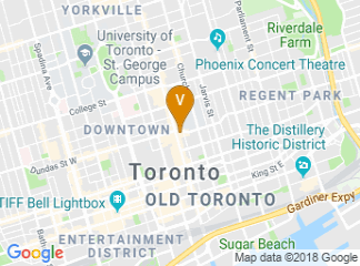 map of Yonge-Dundas Square Toronto