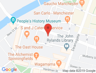 map of Manchester Hall