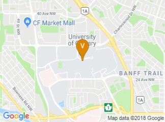 map of University of Calgary