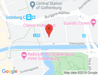 map of Clarion Hotel Post