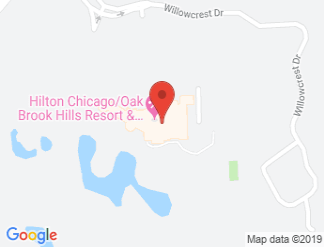 map of Hilton Chicago/Oak Brook Hills Resort & Conference Center