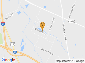 map of Embassy Suites Lexington hotel