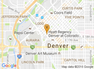 map of The Curtis A Doubletree by Hilton