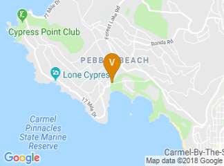map of Pebble Beach Resorts