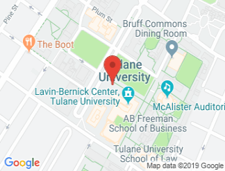 map of Tulane University