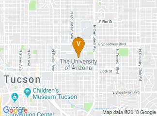 map of The University of Arizona