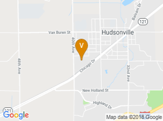 map of Hudsonville Community Fair