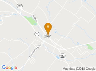 map of Oley Fire Company Farigrounds
