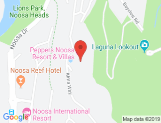 map of Peppers Noosa Resort & Villas