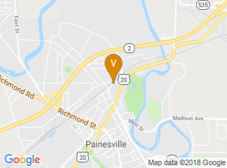 map of Painsville Railroad Museum