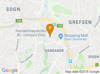 map of BI Norwegian Business School