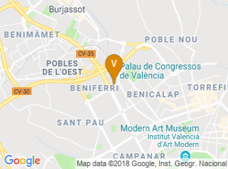 map of Sercotel Hotel Sorolla Palace