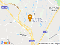 map of The Belfry Hotel & Resort