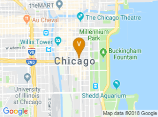 map of Harold Washington Library