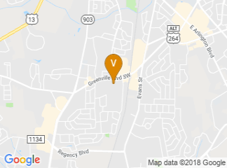 map of Hilton Greenville
