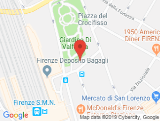 map of Firenze Fiera