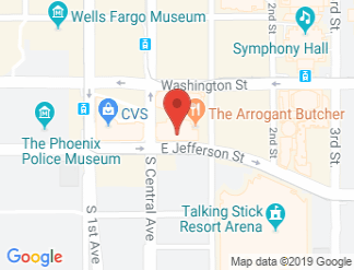 map of Kimpton Hotel Palomar Phoenix Cityscape