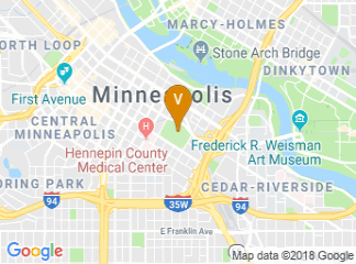 map of U.S. Bank Stadium