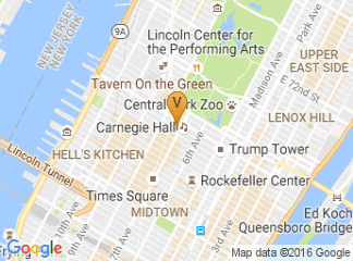 map of Park central Hotel, Midtown