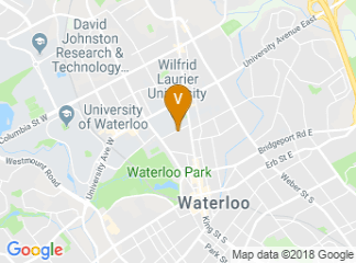 map of Wilfrid Laurier University