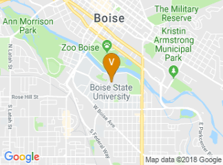 map of Boise State University