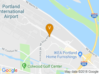 map of Embassy Suites by Hilton Portland Airport