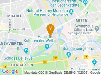 map of IntercityHotel Berlin Hauptbahnhof