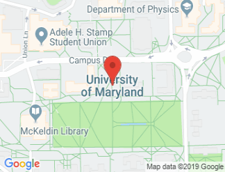 map of University of Maryland