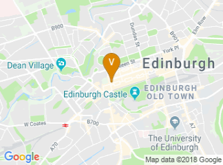 map of The Roxburghe Hotel