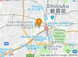 map of Keio Plaza Hotel